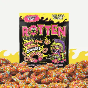 [NEW] Spicy Sour Gummy Cruncheez 8ct | Authentic Chile | Dulces Enchilados