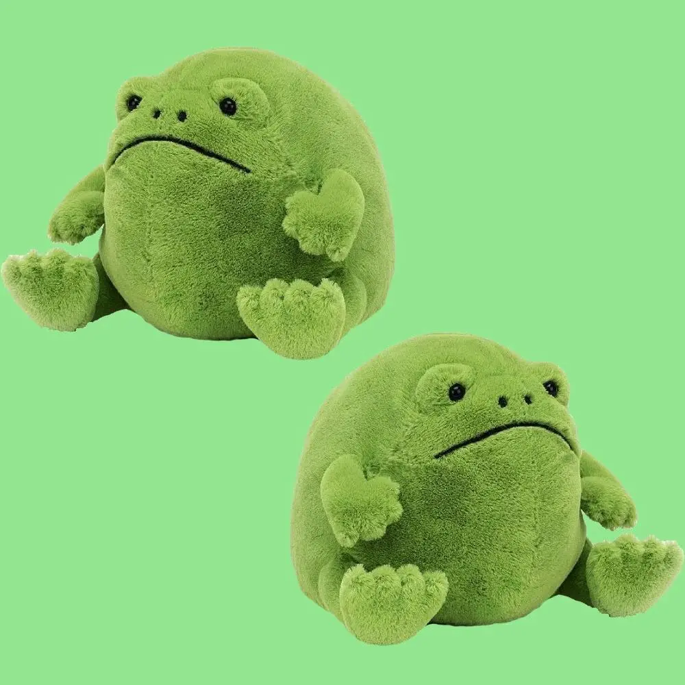 20cm New Rain Frog Plush Toy, Durable Soft Fluffy Stuffed Cartoon Animal Doll, Soft Cuddly Children's Gift with Fluffy Bunny Pompom, Soft Cuddly Gift