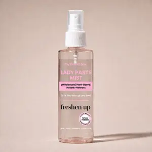 LADY PARTS SPRAY MIST - No Rinse Spray Cleanser - All Day Freshness, pH Balanced, Soothes & Deodorizes - Formulated with Soothing Aloe - Fragrance-Free, Alcohol-Free, & Paraben-Free & No Harsh Chemicals