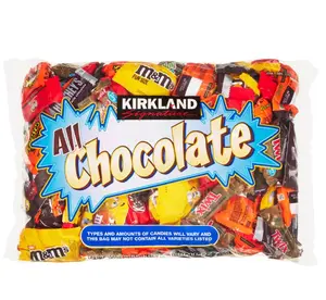 Kirkland Signature All Chocolate Bag 90 oz Variety Pack Ten Unique Flavors Including M&M's Peanut & Reese's Peanut Butter Cups Perfect for Snacking or Dessert Sweet Bonbon Candy