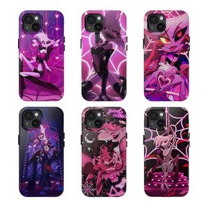 Angel Dust Hazbin Hotel Phone Case For iPhone And Samsung, Cartoon Series Merch Gift, Perfect For Fans And Collectors