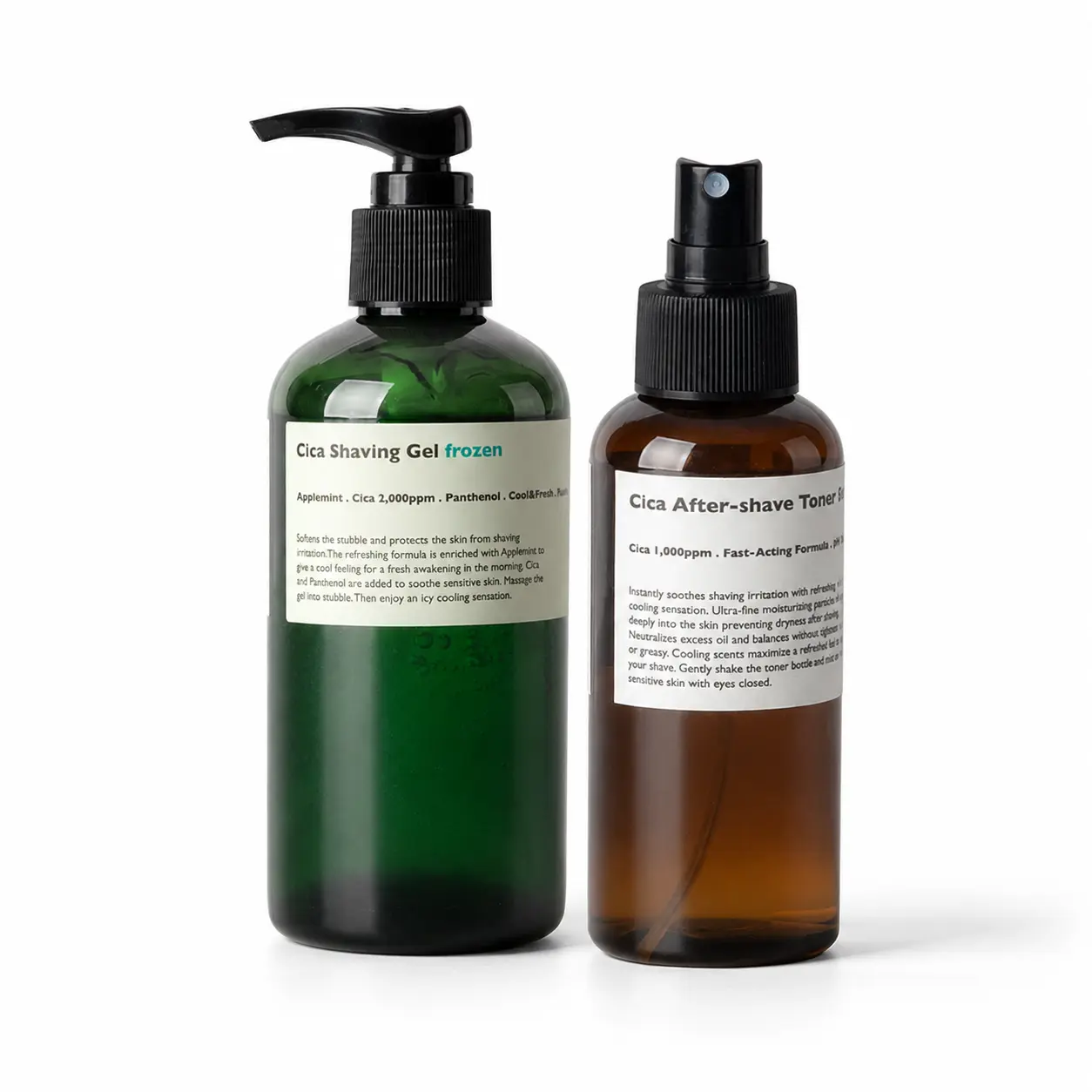 Lazy Society Cooling Shave & Soothe Set – Shaving Gel & Aftershave Toner Spray
