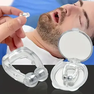 2pcs/4pcs/6pcs/8pcs Magnetic Anti-Snoring Nose Clip, Sleep Aid Snore Stopper, Anti Snoring Set, No Battery Needed, Better Sleep Solution for Everyone