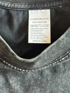 Lumiferiante Oversized T-Shirts Men&Women Unisex Heavyweight(280g) Cotton Loose-Fit Underwear Basic Mineral Wash Oversized Top Streetwear Baggy Grunge Clothes Casual