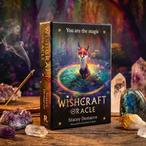 Wishcraft Oracle Deck: 30 Oracle Cards & Full-Color Guidebook, divination tool for oracle readings, psychic readings, fortune, oracle card deck, tarot card deck