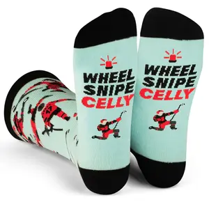 Wheel Snipe Celly Hockey Socks - Comfortable Fit for Hockey Players, Ideal for Game Day