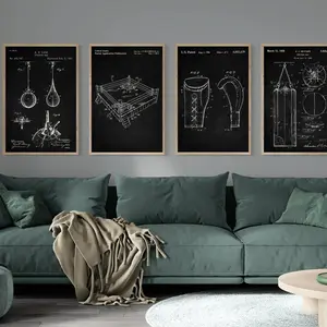 1pcs Boxing Patent Prints, Boxing Prints (Inbox design), Boxing Wall Art, Boxing Ring Poster, Boxing Strike Bag, Boxing Gloves Art, Digital Download