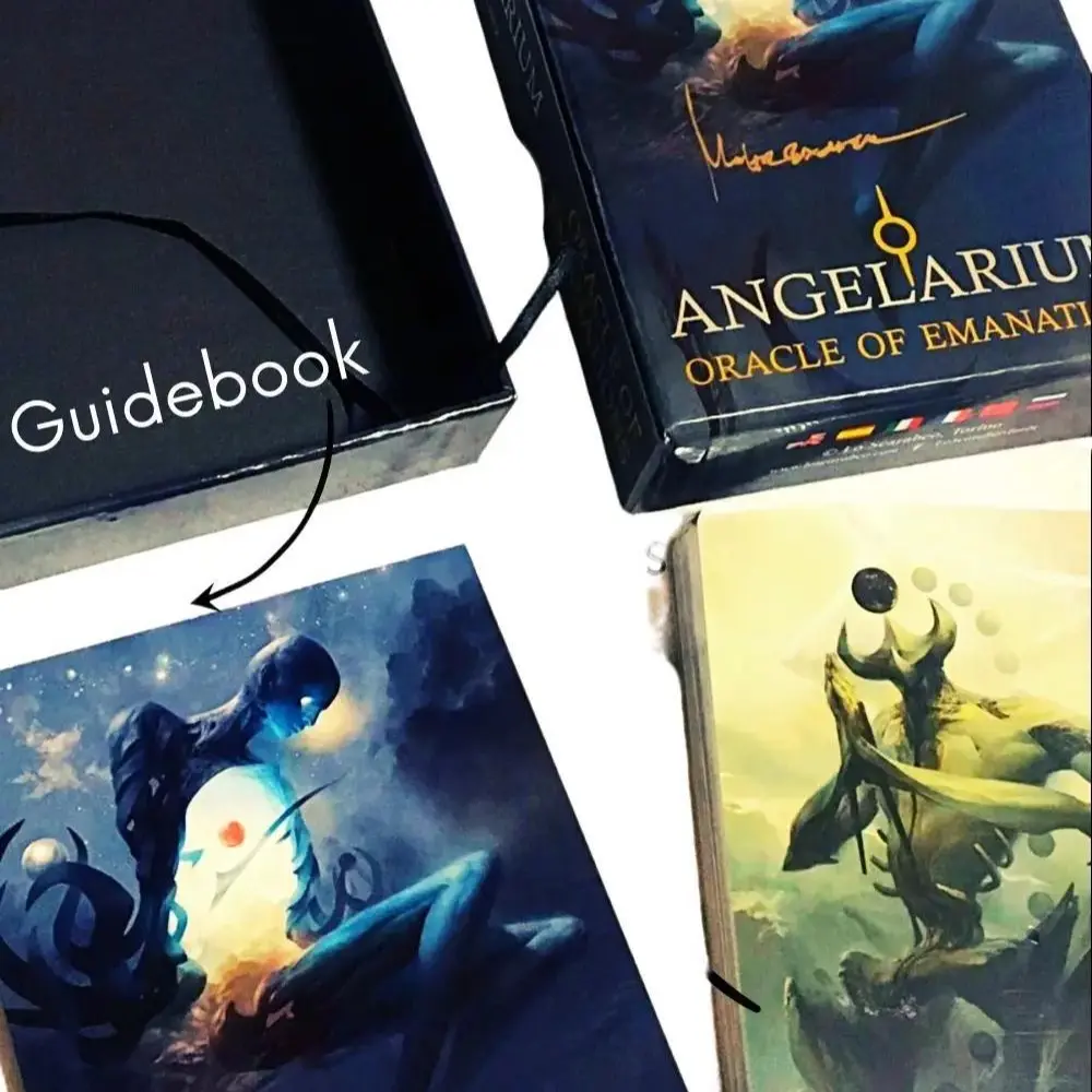 Angel Oracle Cards Angelarium Deck with Guidebook Oracle of Emanation Edition