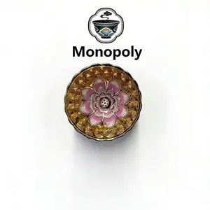 Luxury Gilded Pink Lotus Jian Zhan Tea Cup | Handcrafted Embossed Ceramic Art JS0002