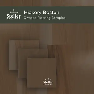 Hickory Boston by Steller Floors - Sample 3-Pack - Includes Clip System