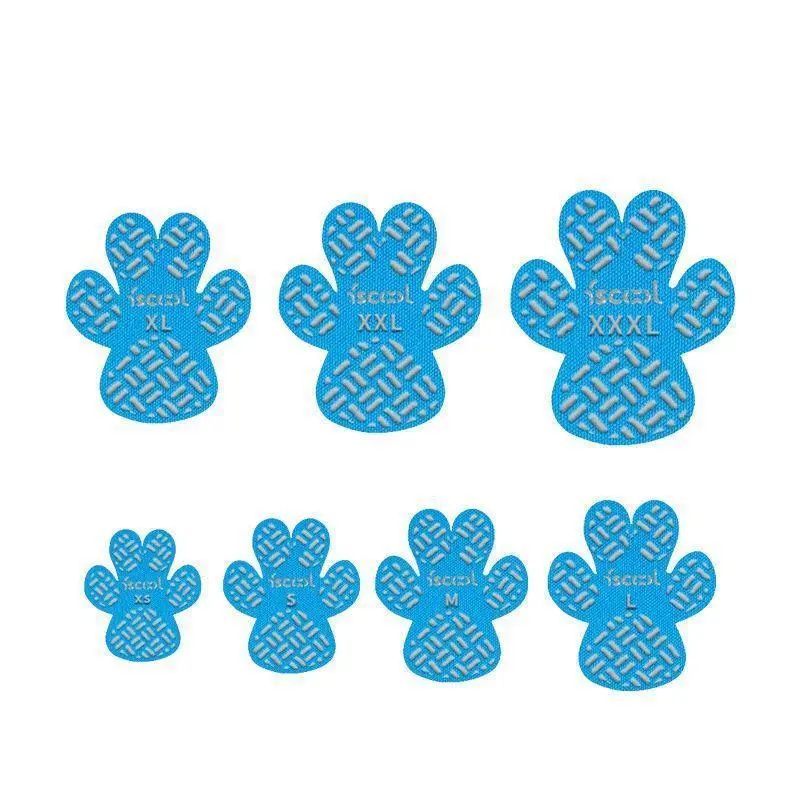 Dog Paw Protectors - Self-Adhesive Anti-Slip Paw with Hook-and-Loop Closure, Heavy-Duty Black/White Pads (/) for Small, Medium, Large Dogs,,, Disposable Pet Shoe Socks, Shoes For Small Dogs, Boots For Dogs, Shoes For Dogs