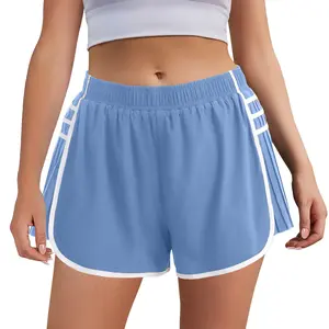 FireSwan Running Shorts for Women High Waisted Athletic Shorts Quick Dry Flowy Workout Pleated Butterfly Short with Pockets