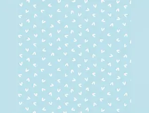 Sunny Honey | Blue Hearts Aflutter by Amy Latta Creations for Andover Fabrics | A-1578-B