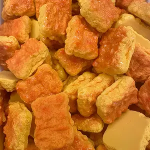 Realstic Food Charms Chicken Nugget 2pc for Craft DIY Keychain Making Realistic and Fun Design Ideal for Crafting