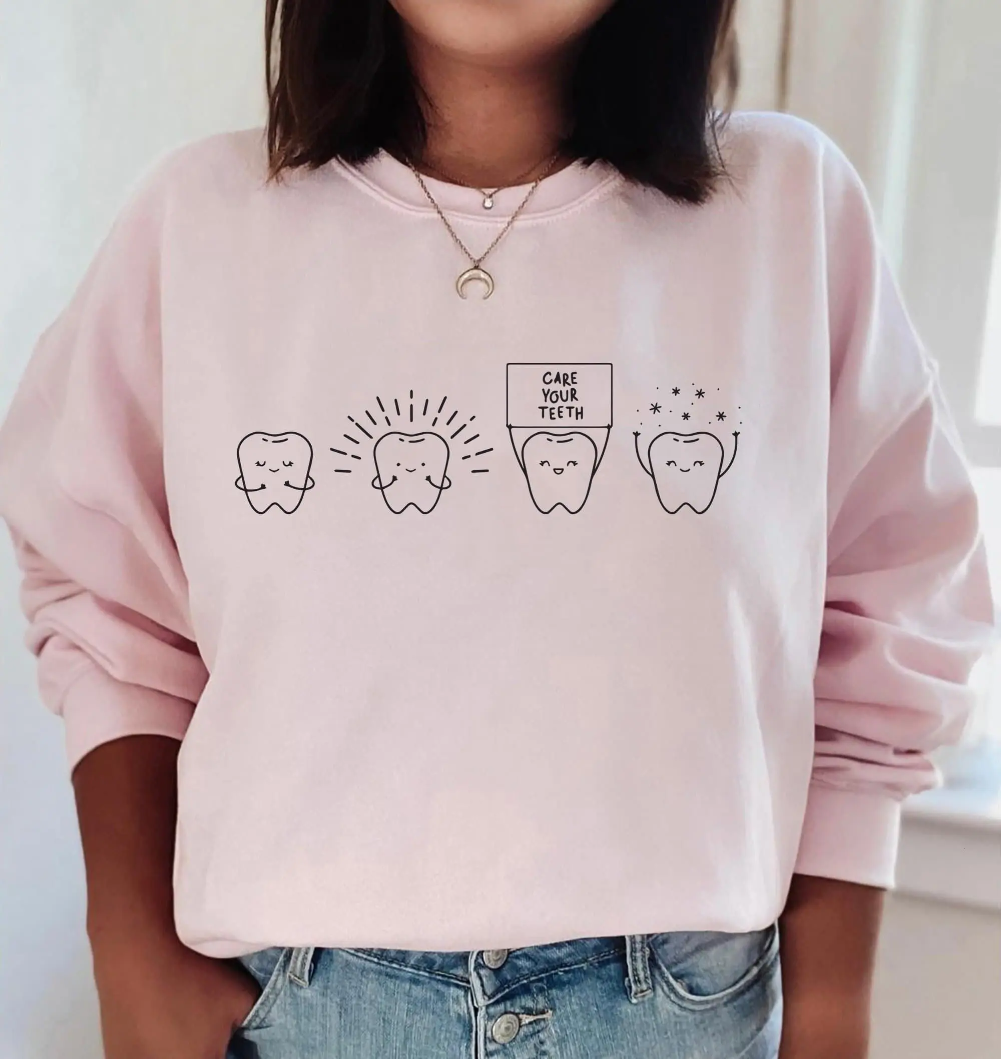 Dental T-Shirt & Sweatshirt - Teeth Graphic, Dentist Gift