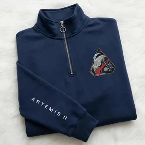 Embroidered Project Hail Mary Grace Quarter Zip Sweatshirt – Sci Fi Space Pullover, Amaze Amaze Amaze Sweater, Astronomy Fan Gift