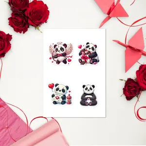 Sammy, Mari, Emma, and Zenny, Valentine Day Sticker Sheet - 1VD