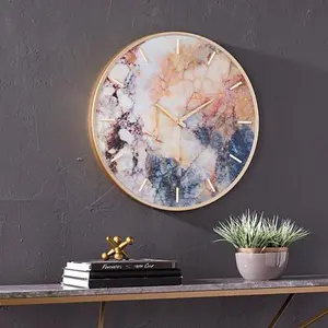 Southern Enterprises Marbella Multicolor Wall Clock