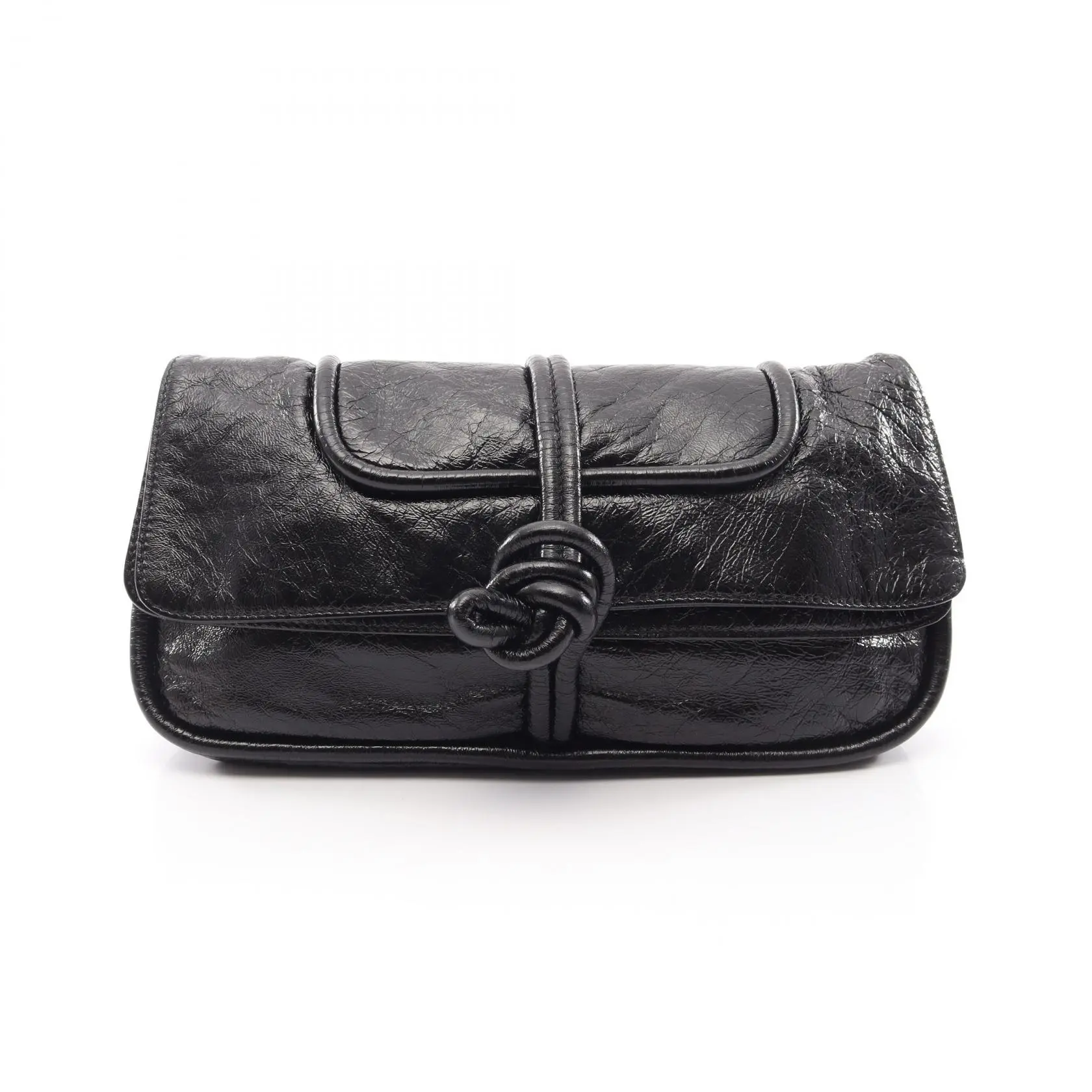 Pre-owned Loewe Other Tote Bags Twisted Knot Leather Clutch Bag