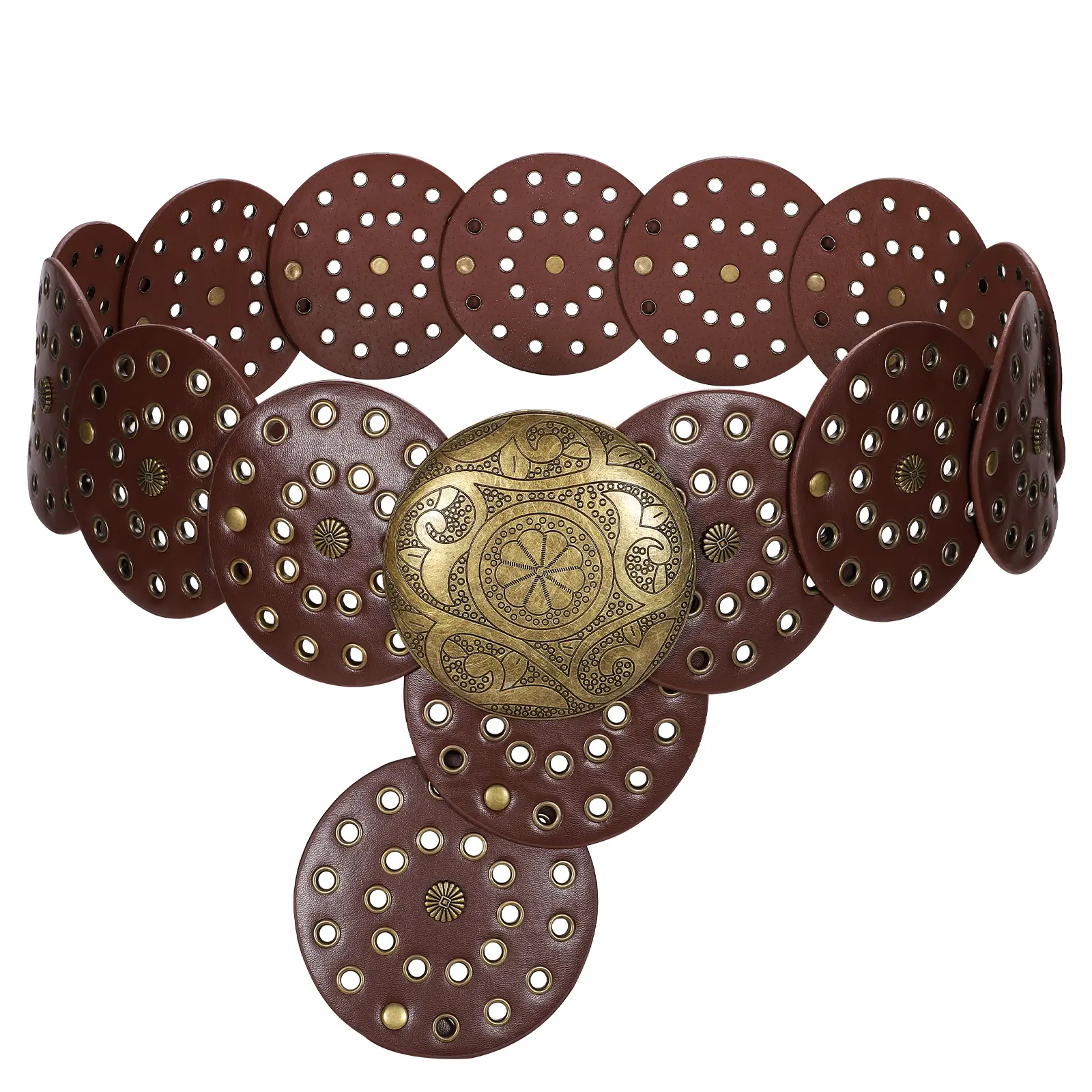 Brown  (Brass buckle)