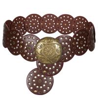 Brown  (Brass buckle)