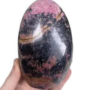 CRYSTALS 444 U - Natural Rhodonite Freeforms