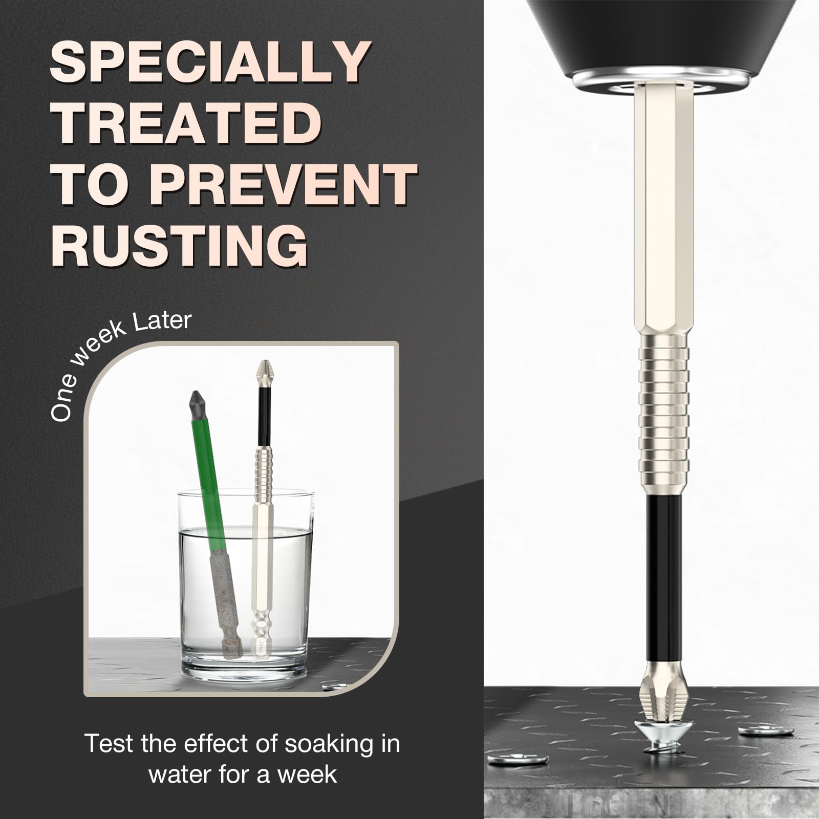 High-Magnetic Screwdriver Drill Bit, K5 High-Magnetic Drill Dit Set,Magnetic Durability Screwdriver Drill Bit Set, Anti Slip Magnetic Electric Screwdriver Set