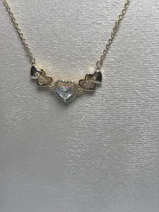 Cadena Fina de Corazón Laminada 14K