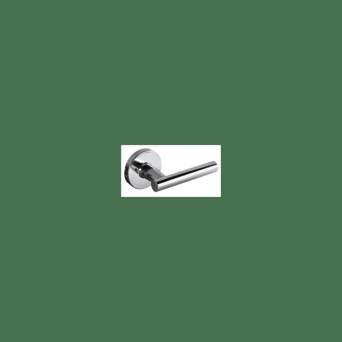 212 MAIN Pamex Lever with Round Rose Privacy Lockset, Grade 3, Bright Chrome Doorknob, Door Hardware, Door Security Lock