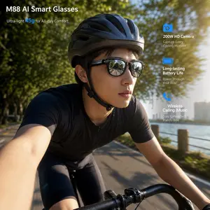 Senbono M88 Ai Glasses, Call/record/translate/voice Control, HD Camera, Flashlight, Outdoor Cycling, Business Travel