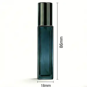 5pcs 10ML Dark Glass Perfume Atomizers, Leak-Proof Refillable Travel Spray Bottles, Ideal for Women & Men, Perfect for On-The-Go Use, Cosmetics Makeup Tool