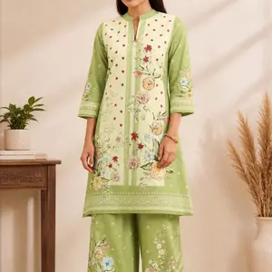 Lightweight Summer Cotton 2PC Suit  | Short Round Style Home Wear | Soft & Breathable