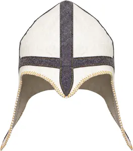 Sauna Hat  Finnish Sauna Hat Ukrainian Banya Hat for Men Sauna Cap for Men Felt White