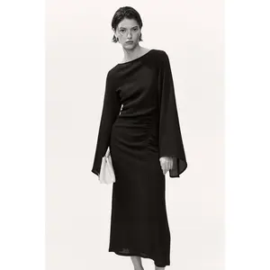 H&M Trumpet-sleeved jersey dress