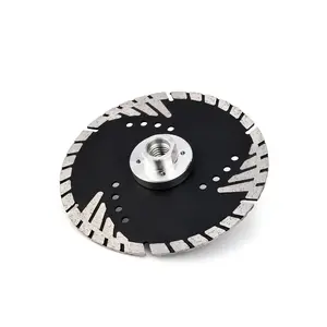 Diamond Granite  6" Diamond Turbo   with 5/8"-11 Flange for Marble Granite Pavers Concrete Dry