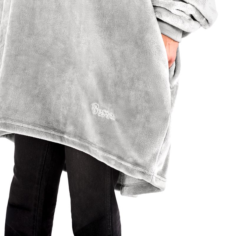 The Bare Homey - Adult Wearable Blanket - Microplush Side Pockets