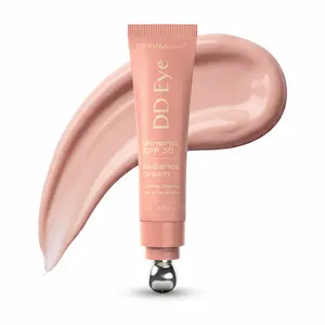 DERMAdoctor DD Eye Cream with Caffeine & SPF 30 – Brightening Anti-Aging Cream for Dark Circles, Puffiness & Under Eye Bags – Dermatologist Formulated Radiance Defining Treatment, 0.5 oz