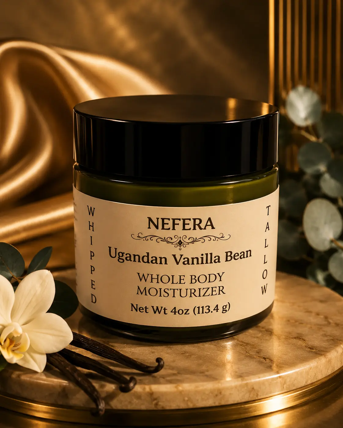 NEFERA Ugandan Vanilla Reserve Whipped Tallow Moisturizer (4 oz)