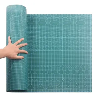 Cutting Mat, Double Sided Self Healing PVC Cutting Board, Patchwork Measure Tool for Engraving Craft Fabric Sewing A1
