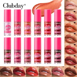 Clubday Lip Gloss Moisturizing Hydrating Multiple Colors Available, Dewy Finish