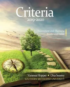 USED-Criteria 2019-2020: Discernment and Discourse Reader and Guide by Southern Methodist University (Paperback)