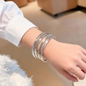 This silver cat's eye open bracelet is stylish, adjustable, lightweight, and resistant to fading.gifts for women,christmas gifts for gf