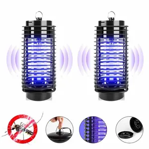 2PK Electric UV Mosquito Insect Zapper, LED Light Fly Bug Trap Pest Control Lamp, 1000V High Voltage Grid Indoor Outdoor Use, Covers 320 Sq Ft, Safe Non-Toxic Kid & Pet Friendly