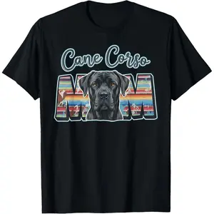 100%cotton Vintage Cane Corso Mom Mother's Day - Cane Corso Dog Mom T-Shirt