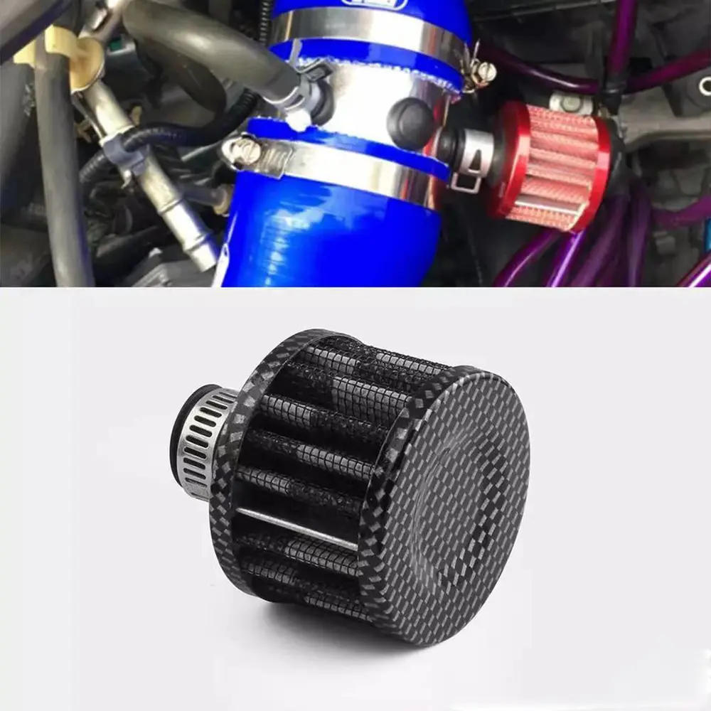 Universal Interface Car Air Filters Small 12mm For Motorcycle Turbo High Flow Racing Cold Air Intake Filter Mushroom Head 2026 for your car decoration