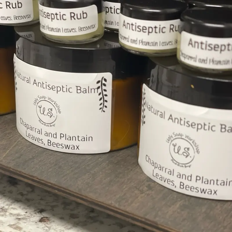 Natural Antiseptic Balm - For Bug Bites Stings and Cuts - Herbal Formula - US Made Oil