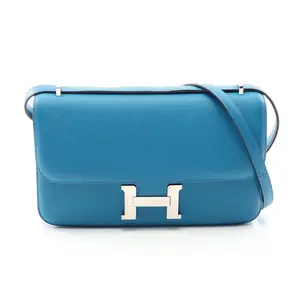 Pre-owned HERMÈS Calfskin Shoulder Bags Hermes Constance3 Elan Epsom Leather Shoulder Bag