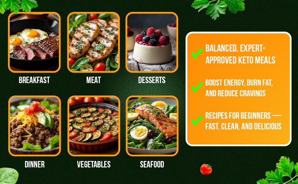 Super Easy Keto Diet Cookbook: 2000+ Days of Delicious 30-Minute Low-Carb, High-Fat Recipes for Easy Meal Prep & Everyday Energy | 60-Day Meal Plan Included