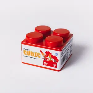Magic CUBIC Gummies, 3.5 OZ Cube Sweet Candy Bonbon Snack