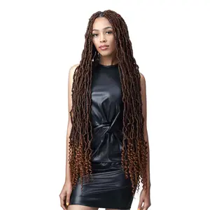 Bobbi Boss Crochet Braids 2X NU Locs Curly Tips 36"